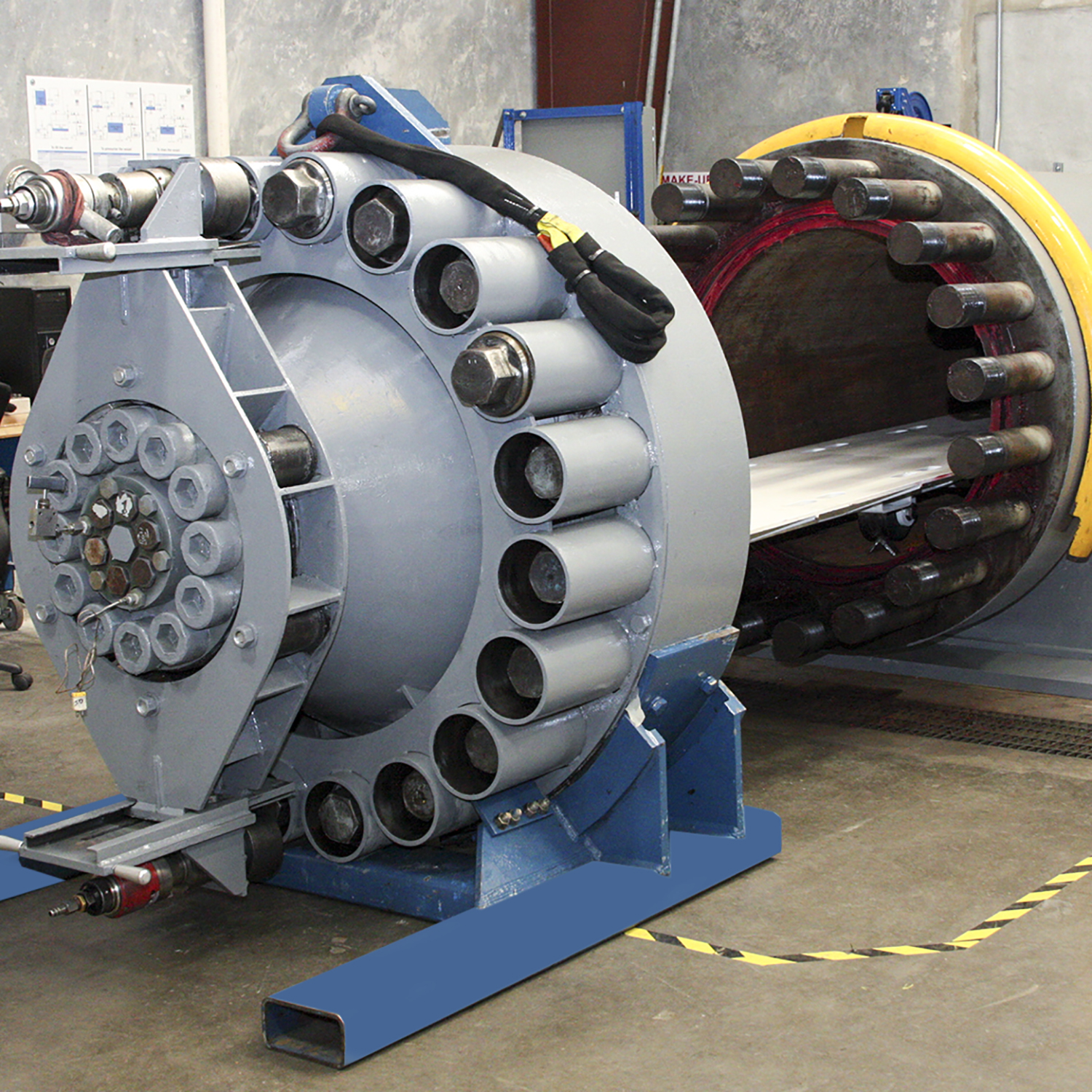 pressure testing vessel