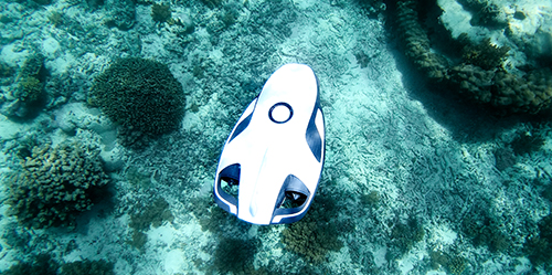 Autonomous diving drone. Autonomous diving drone.